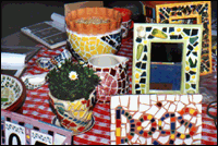 Examples of work with Broken Plate Mosaic